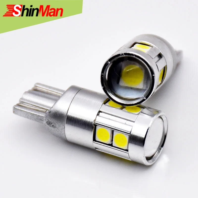 ShinMan 10x безошибочный T10 W5W 194 светодиодный 3030 SMD Автомобильный светильник