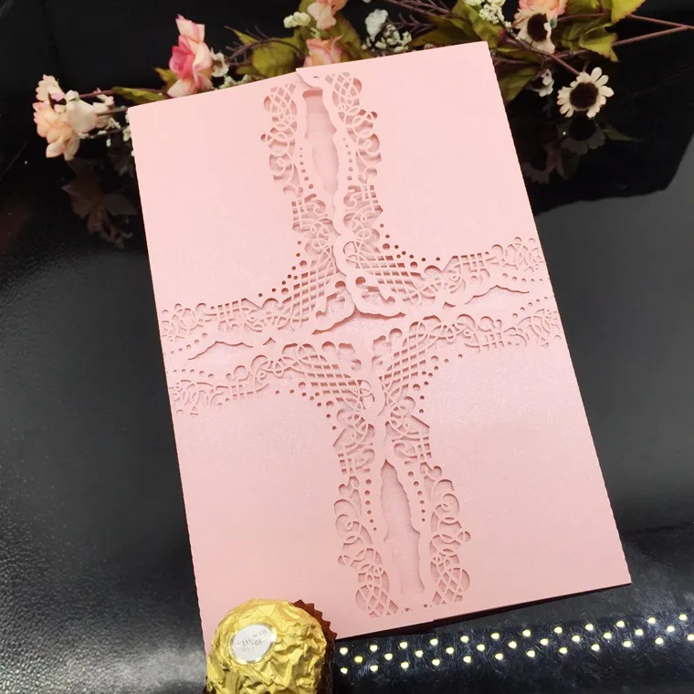200 шт. кружевные открытки для приглашений на свадьбу | Дом и сад
