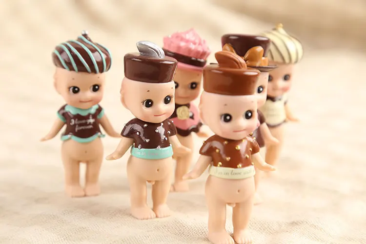 10 компл./лот Kewpie кукла Sonny Angel Baby набор игрушек День Святого Валентина шоколадная