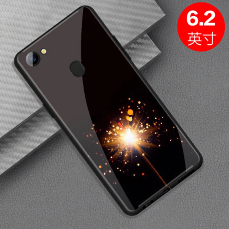 Чехол для OPPO F7 чехол со звездным небом из закаленного стекла OPPOF7 F 7 защитный