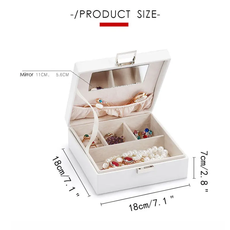 Многофункциональная маленькая коробка для хранения свежих ювелирных изделий