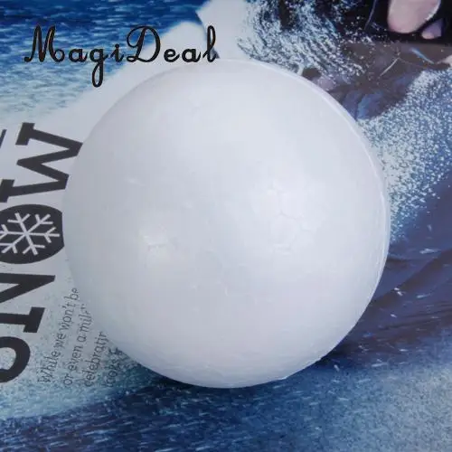 Шарики из пенополистирола MagiDeal Delicate 10 шт. 8 см белые шарики для моделирования