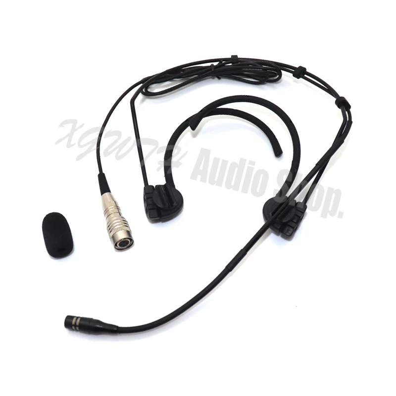Складная двойная Ушная головка гарнитура головной микрофон для AKG Shure Audio-Technica Sennheiser MiPro Беспроводная авиационная предохранительная вилка