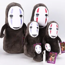 Studio Ghibli Spirited Away No Face Man Plush Doll Vinyl Action Figure Miyazaki Hayao Anime Kaonashi Model Kids Toys