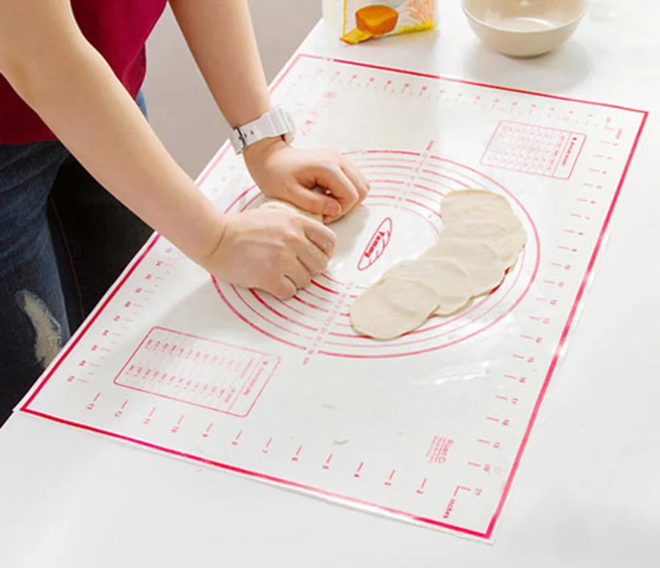 Антипригарные силиконовые коврики для выпечки с измерениями держатель теста