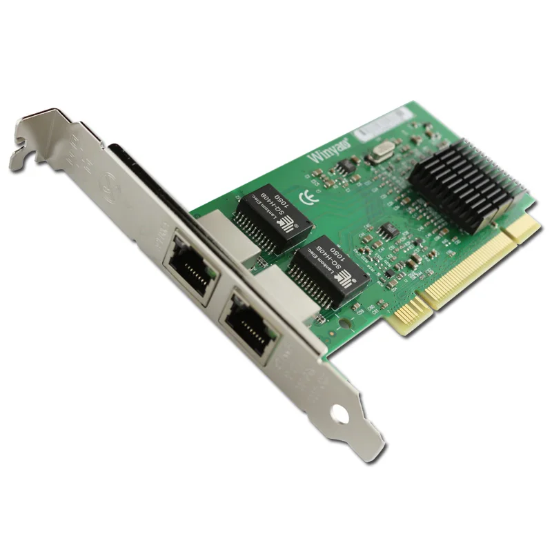 PCI-2 порта гигабитная Ethernet Серверная карта 10/100/1000 Мбит/с 82546EB / GB чипсет | Компьютеры