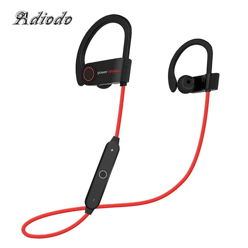 Беспроводные наушники Bluetooth спортивные с микрофоном музыкальные стерео для