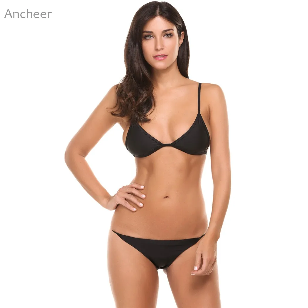 Женский бикини комплект из 2 предметов со средней талией|swimwear brand|swimwear hotswimwear women