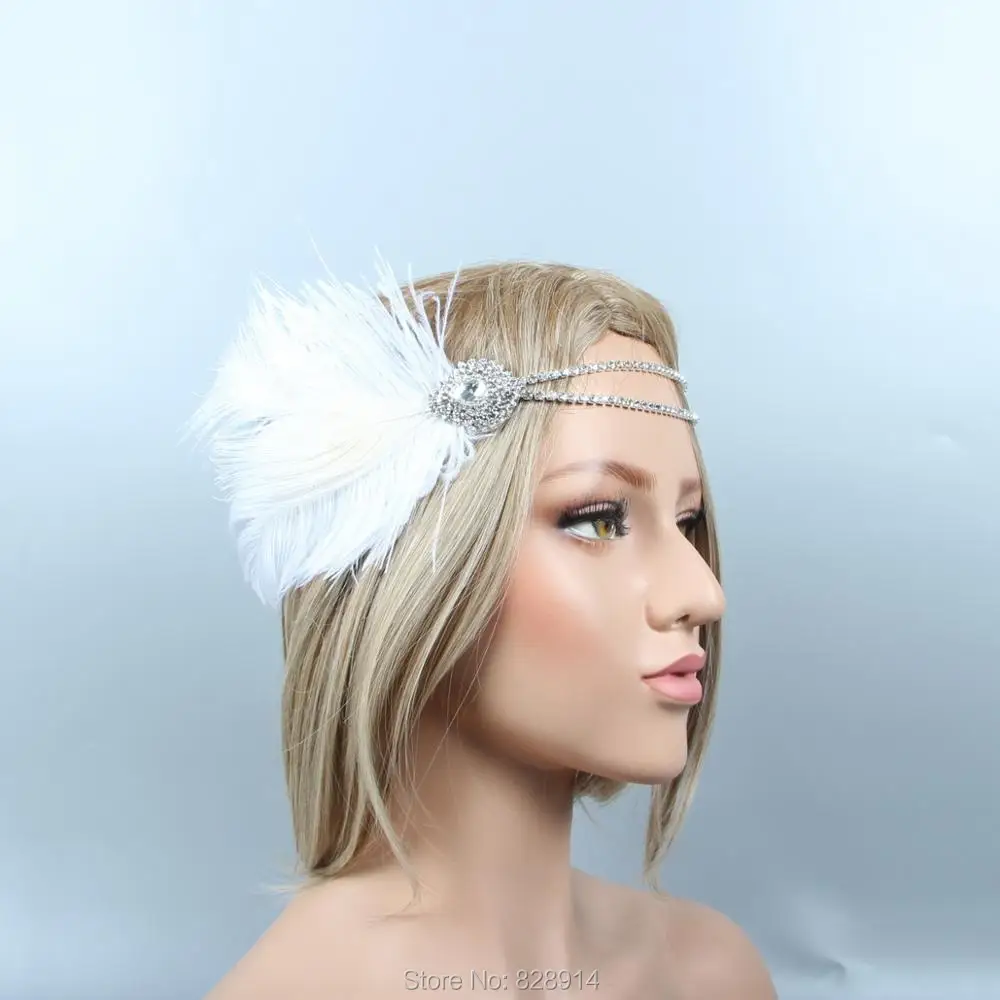Оптовая продажа головной убор Lowosaiwor в стиле 1920-х Гэтсби Хрустальный для невесты