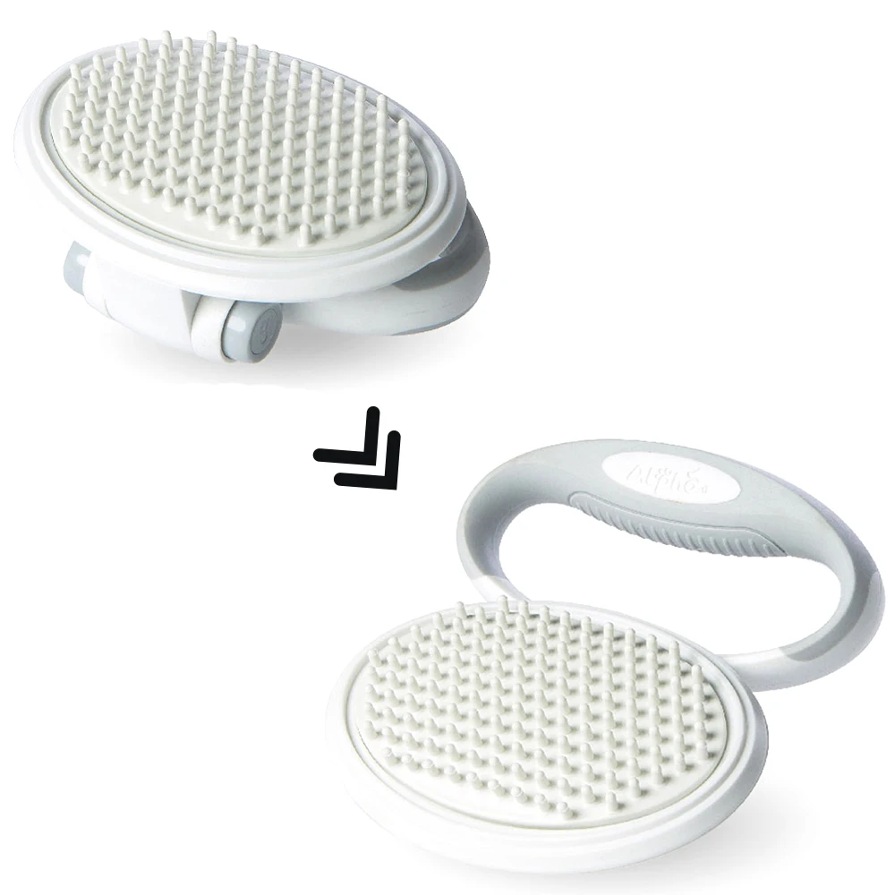 DELE Adjustable Pet Massage Brush for Cat Puppy Dog Hair Removal Deshedding Comb Cats Dogs Multi-angle Bath Grooming Tool | Дом и сад