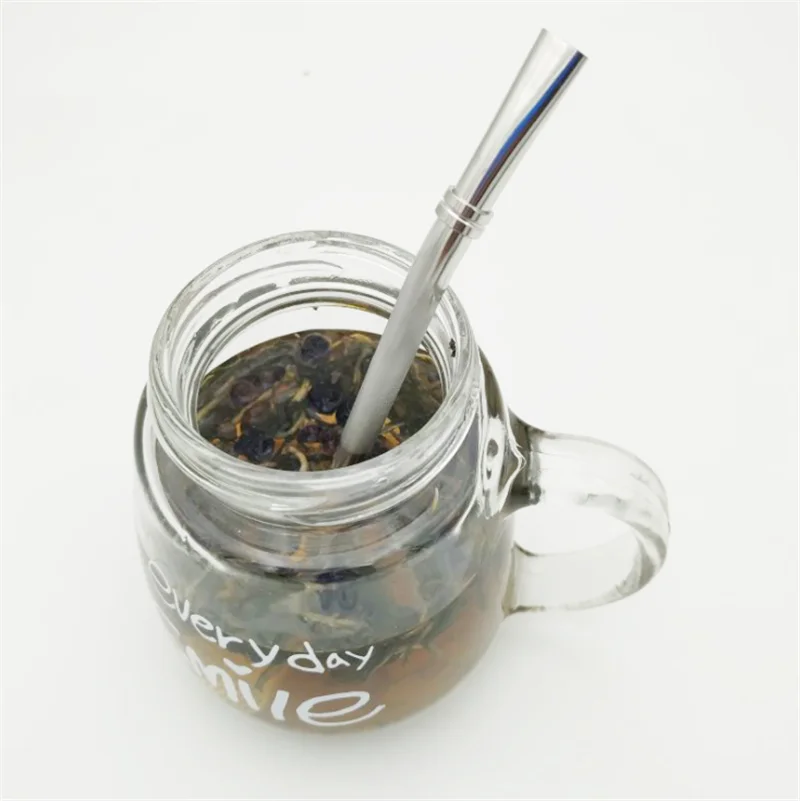 Нержавеющая сталь соломенная ложка Чайный фильтр Yerba mate трубочки для чая Bombilla Gourd многоразовые чайные инструменты моющиеся барные аксессуары