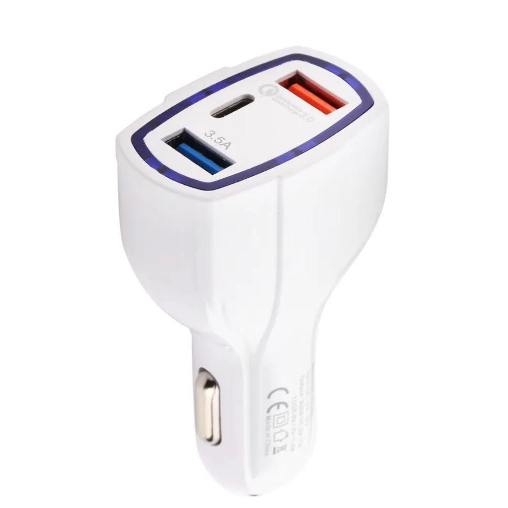 CHOIFOO быстрое зарядное устройство 3 0 Автомобильное 5V3A двойной USB порт QC3.0 мобильный
