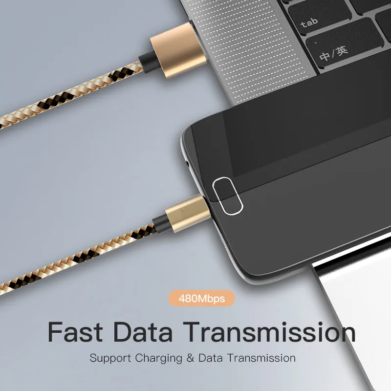NOHON Fast Charging Sync Cable Micro USB For Samsung Galaxy S7 For Huawei For Xiaomi Redmi Android Phone Lighting Charger Cables