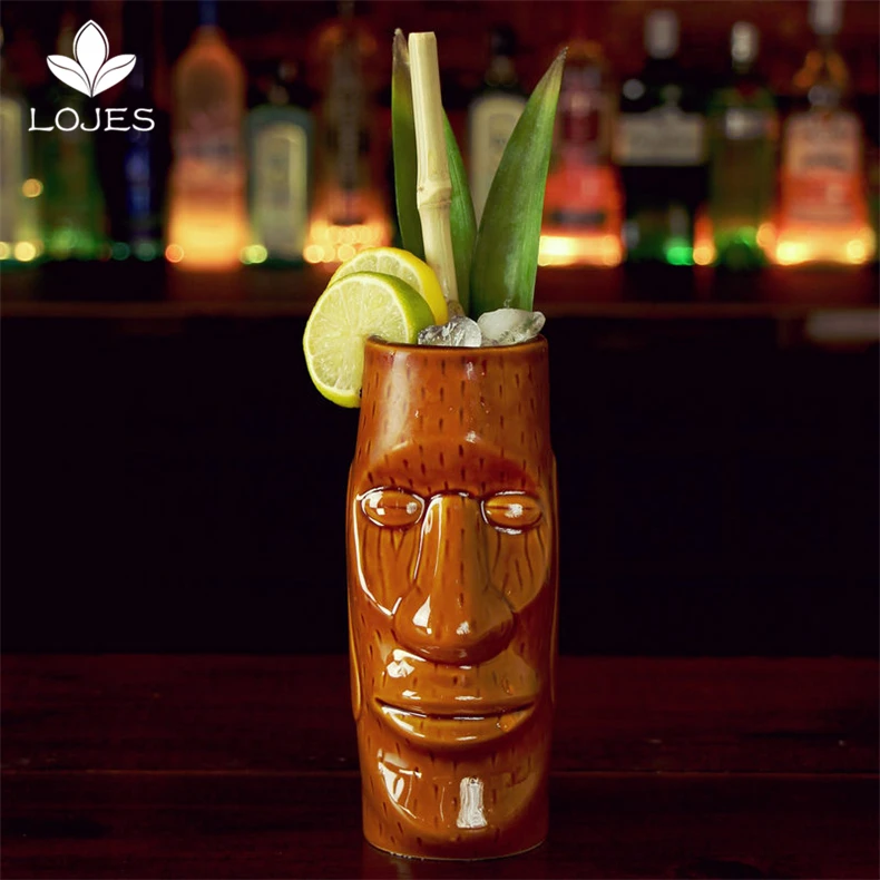 Новые Гавайские кружки Tiki Коктейльная чашка кружка для пива напитков вина
