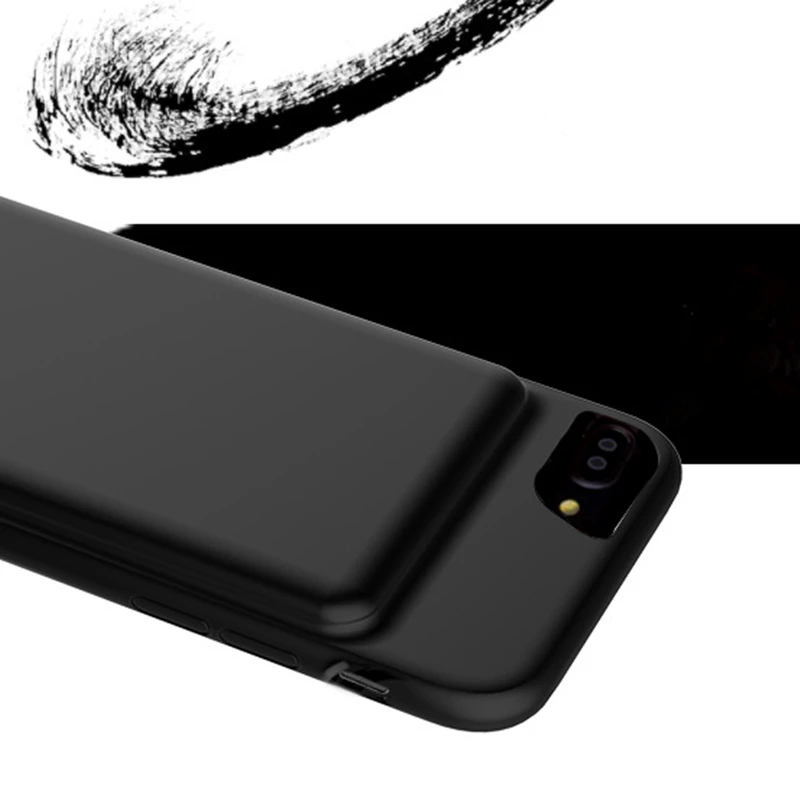 ZKFYS 4500 мАч большой емкости портативный внешний аккумулятор чехол для iPhone 7 8 ультра тонкий быстрое зарядное устройство крышка батареи