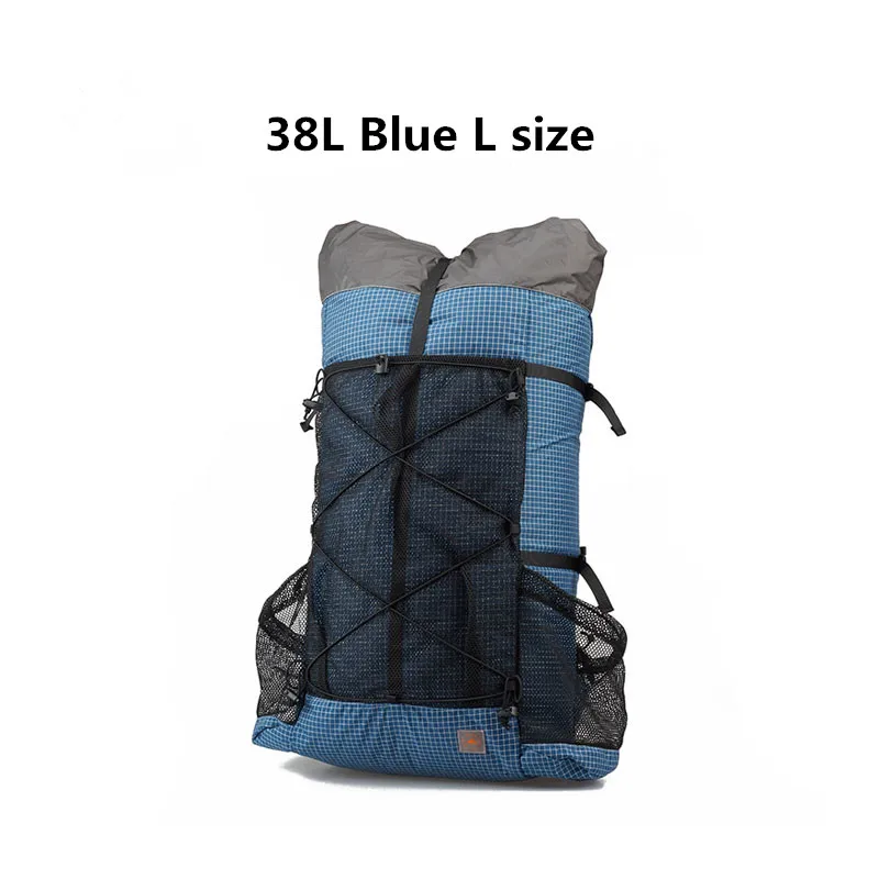 3F UL GEAR Рюкзак для походов на природу походный рюкзак легкий безрамный походный рюкзак 26L/38L - Цвет: 38L Blue L Size