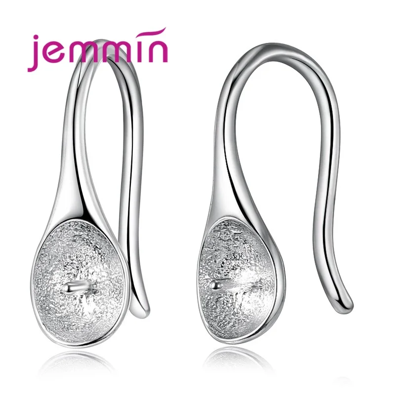 

5 пар/лот Серьги обручи ювелирные изделия из драгоценных металлов Компоненты 925 серебро ручной работы, расшитые бисером туфли ювелирных изд...