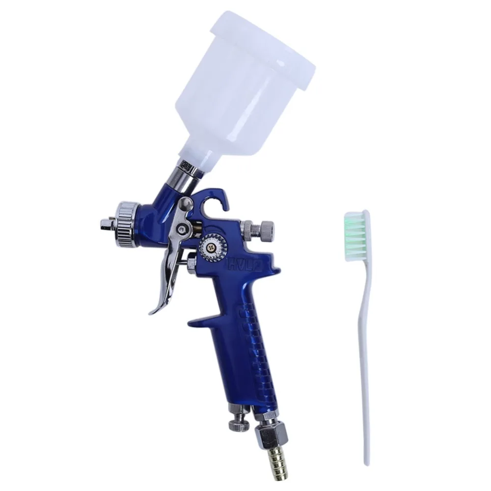 

0.8mm/1.0mm Nozzle H-2000 HVLP Automotive Spray Gun Mini Air Paint Spray Gun Airbrush for Art Painting Auto Car Repair Care Tool