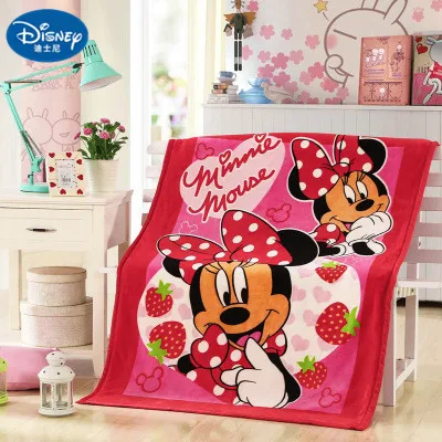 Одеяло Disney с Микки и Минни Маус праздничное одеяло 70x140 см для девочек мальчиков