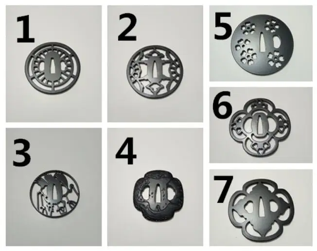 Новый железный защитный держатель Tsuba для японского бритвенного ножа аксессуар