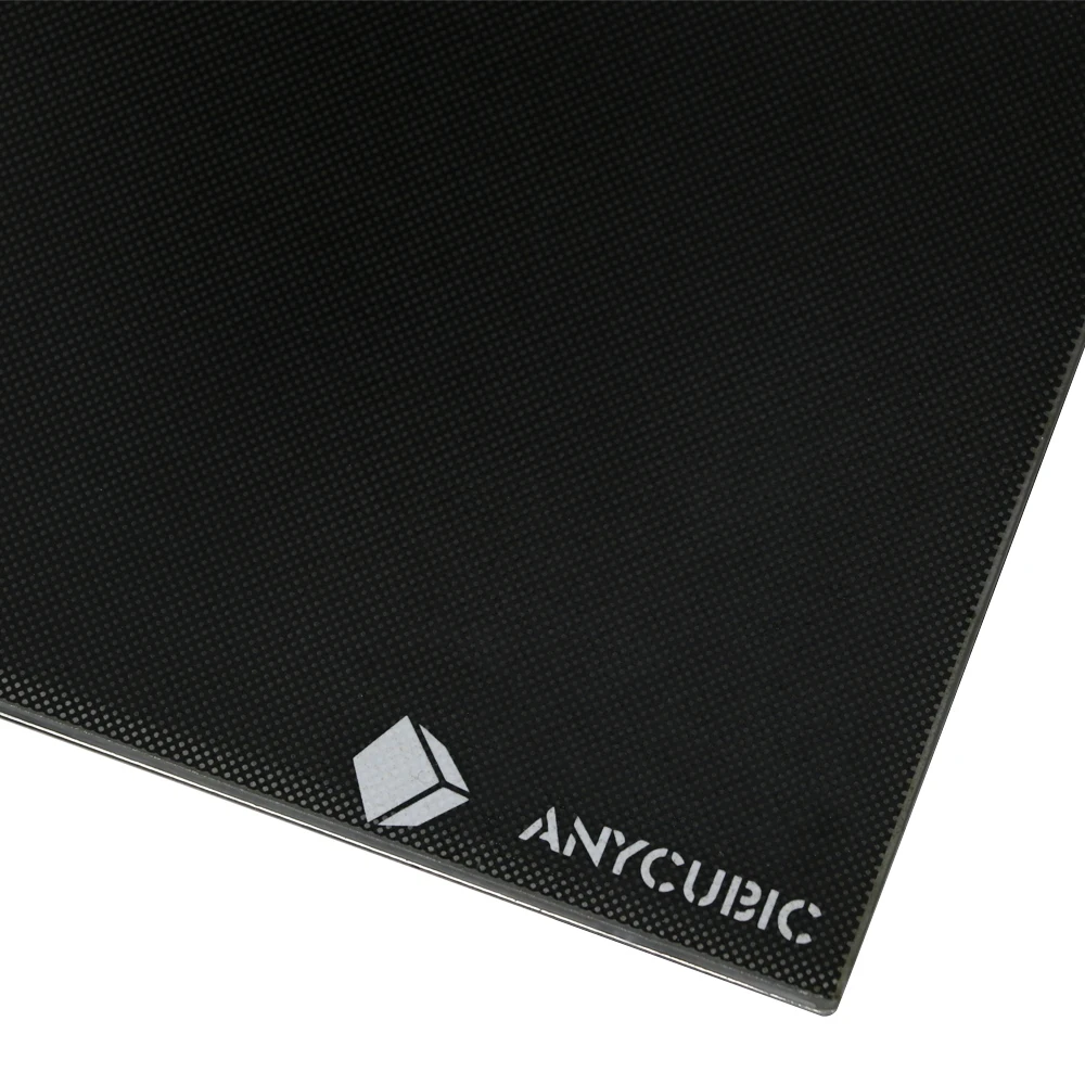 ANYCUBIC ultracase 3d принтер платформа с подогревом, сборка поверхности, стеклянная пластина с подогревом 310x310x4 мм для мега I3 MK2 MK3, Горячая кровать