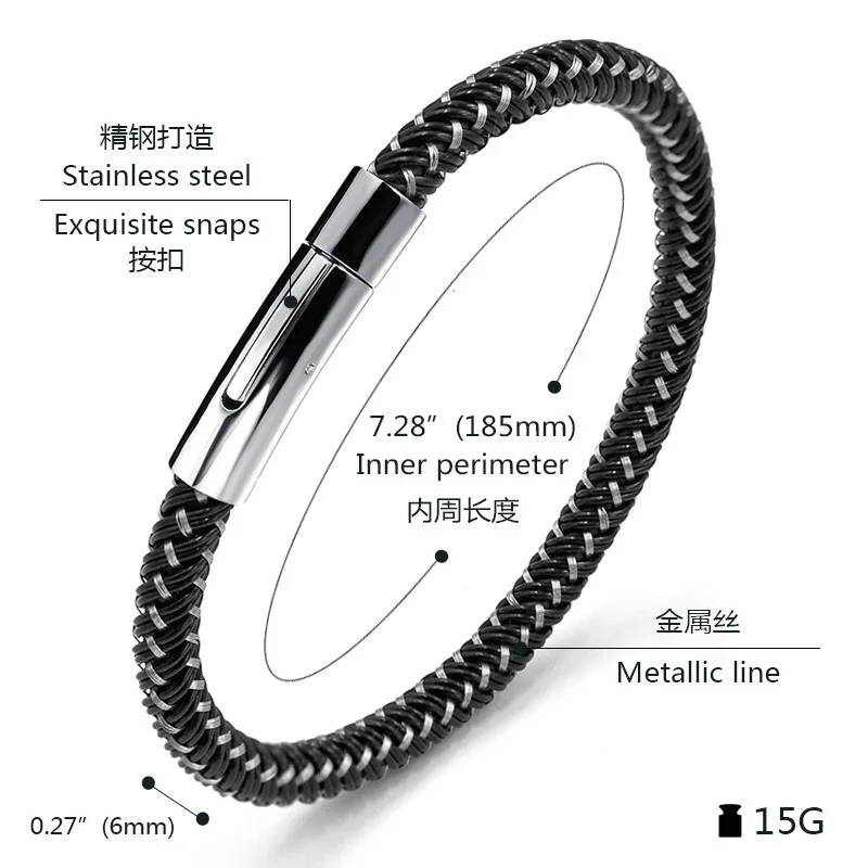 Новинка 2018 мужские ювелирные изделия браслет из нержавеющей стали модные
