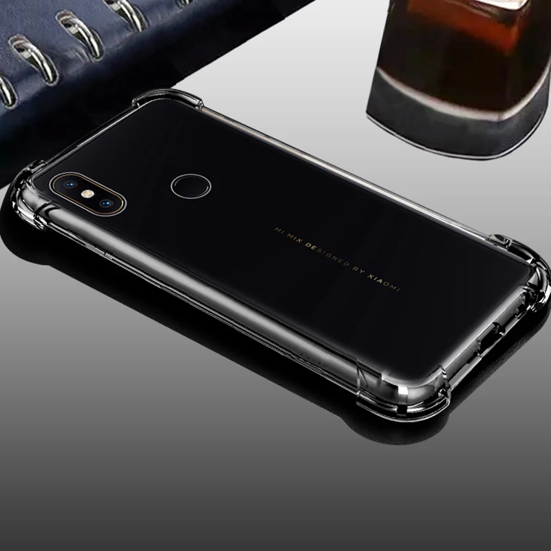 Xinwen Роскошный прозрачный ТПУ Оригинальный чехол для телефона Xiaomi Mi Mix 2 s mix2s