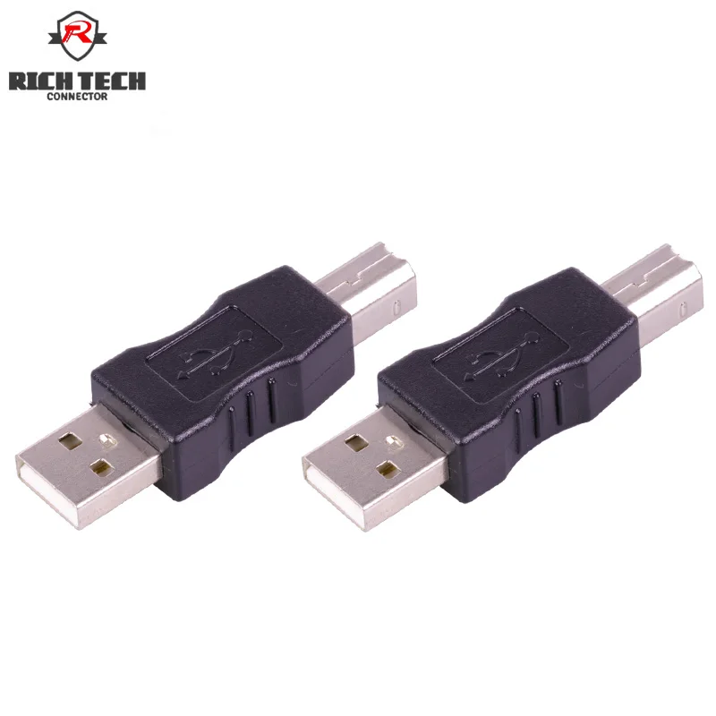 Переходник USB 2 0 A папа в переходник AM на BM коннектор для принтера|Соединители| |