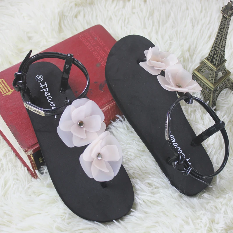 Женские богемные Шлепанцы плоские повседневные босоножки Short 2017|sandals slippers|casual