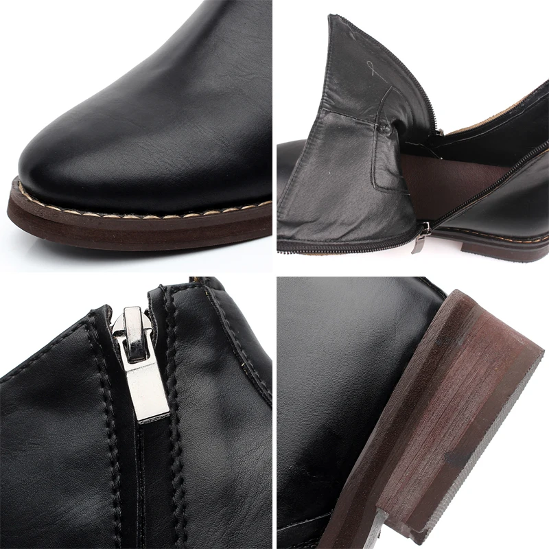 2017 Мода Твердые Кожа Женщин Весной Сапоги Высокое Качество Винтаж Мягкие кожаные