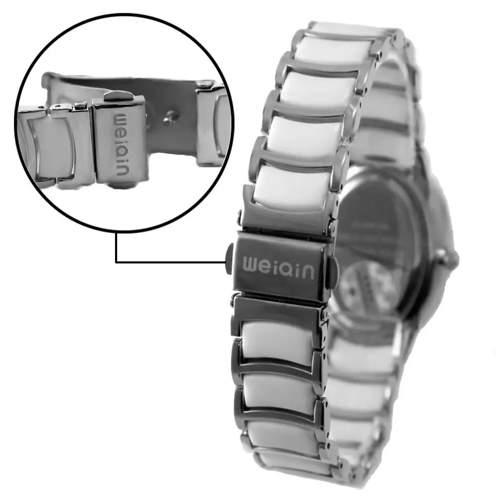 Женские Модные Аналоговые кварцевые часы японский механизм PC21J Weiqin