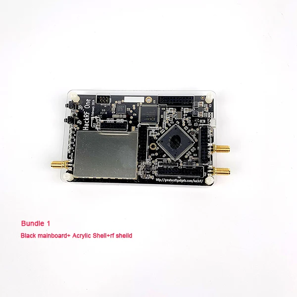 black bundle HackRF один подарок для мальчиков последняя прошивка hackrf one ham Радио макетная плата SDR от 1 МГц-6 ГГц - Цвет: black bundle