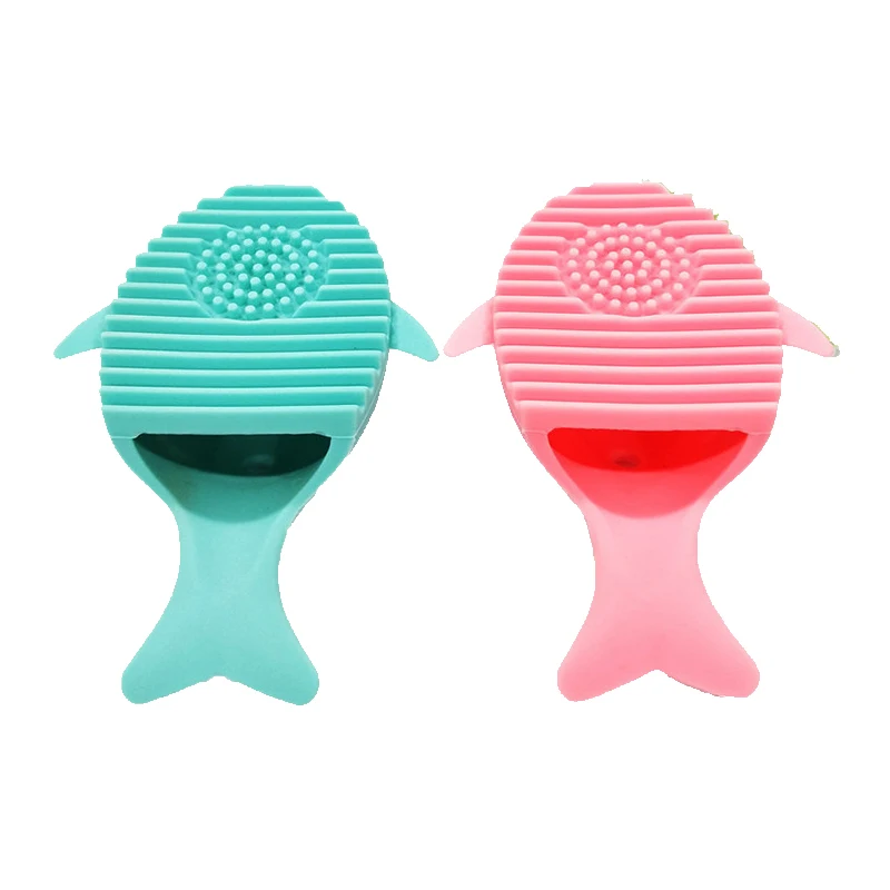 1pc Makeup Washing Brush Cleaner Whale Shape Silicone Egg Cleaning Glove Scrubber Cosmetic Make Up Toolspincel maquiagem | Красота и