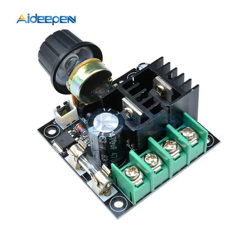 DC 12 V-40 V 10A 400W режимы Auto, pwm контроллер скорости двигателя постоянного тока модуля вольт регулятор диммер 3 кГц Частотный с ручка переключателя 24V 32V постоянного тока