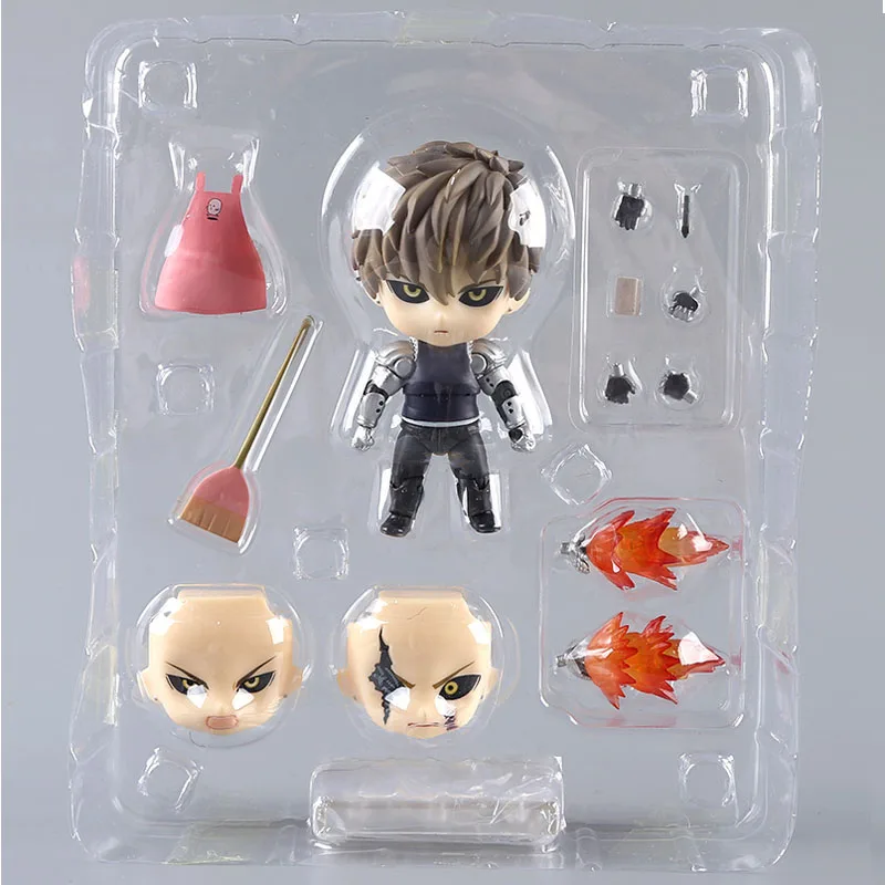 Бесплатная доставка 4 &quotАниме Nendoroid One Punch Man Genos супер подвижное издание в штучной