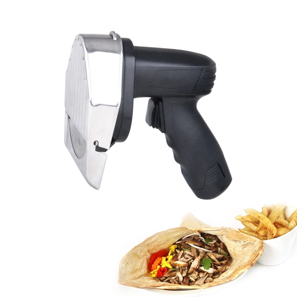 Быстрая! Профессиональный беспроводной электрический для шаурмы Doner нож для кебаба, слайсер для кебаба, гироскутер/гироскутер