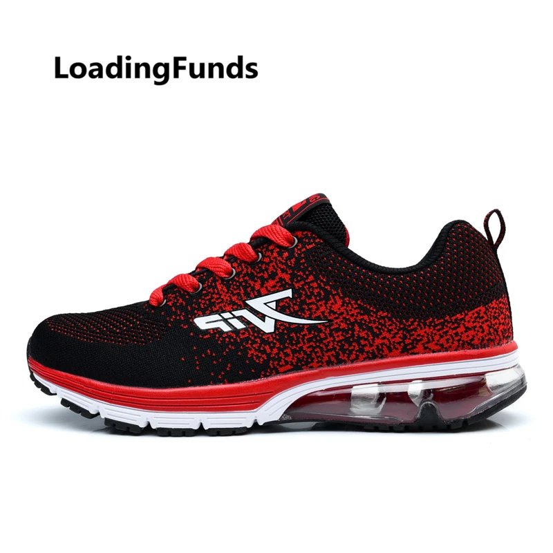 LoadingFunds Women's Men's Running Shoes Fabric Vamp Air Sole Cushioning Men Sneakers chaussures Light Sports Outdoor Wearable | Спорт