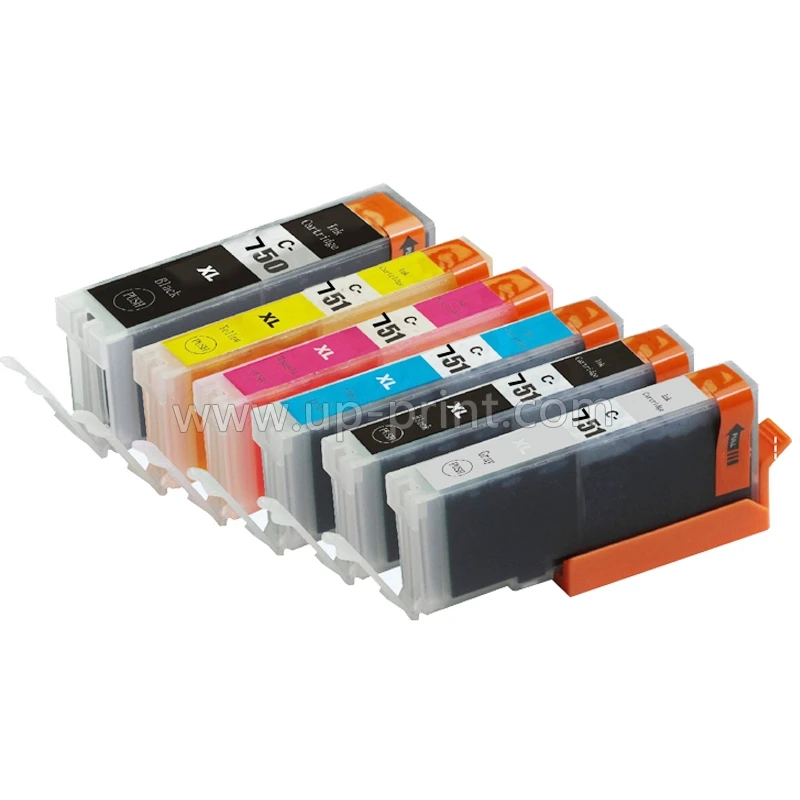 12 x PGI750 CLI751 чернильный картридж для принтера CANON MG6370 MG7170 MG7570 IP8770 MG6770 MG6670 принтер pgi
