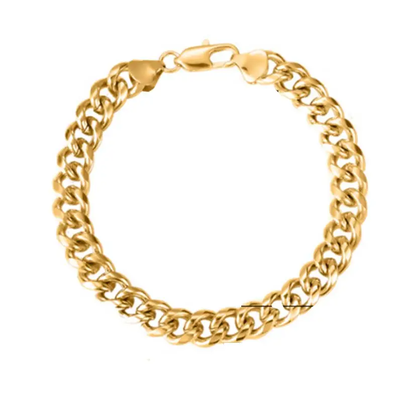 7 мм короткий цепной браслет Для Мужчин's бижутерия в стиле панк-рок Стиль