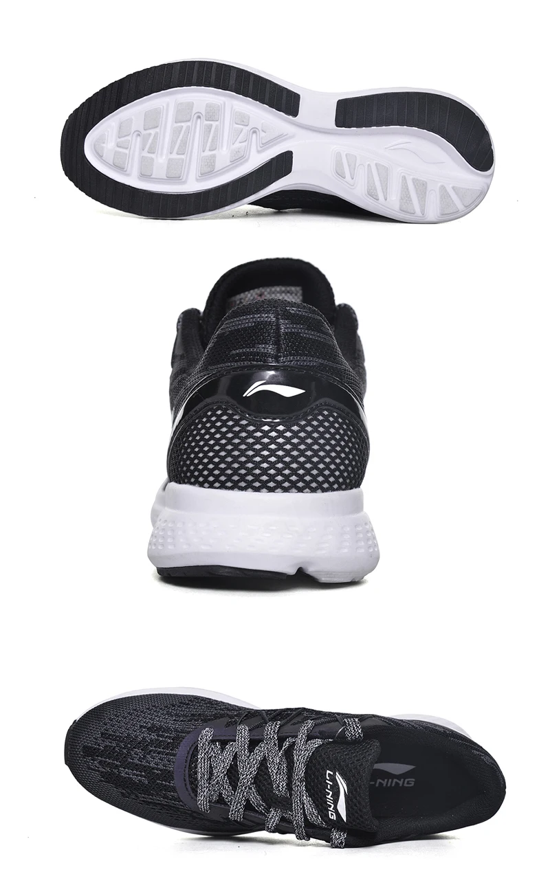 Li-Ning/ женские кроссовки для бега на подушке со звездами, дышащие кроссовки, текстильная спортивная обувь с подкладом под светильник, ARHM082 XYP472