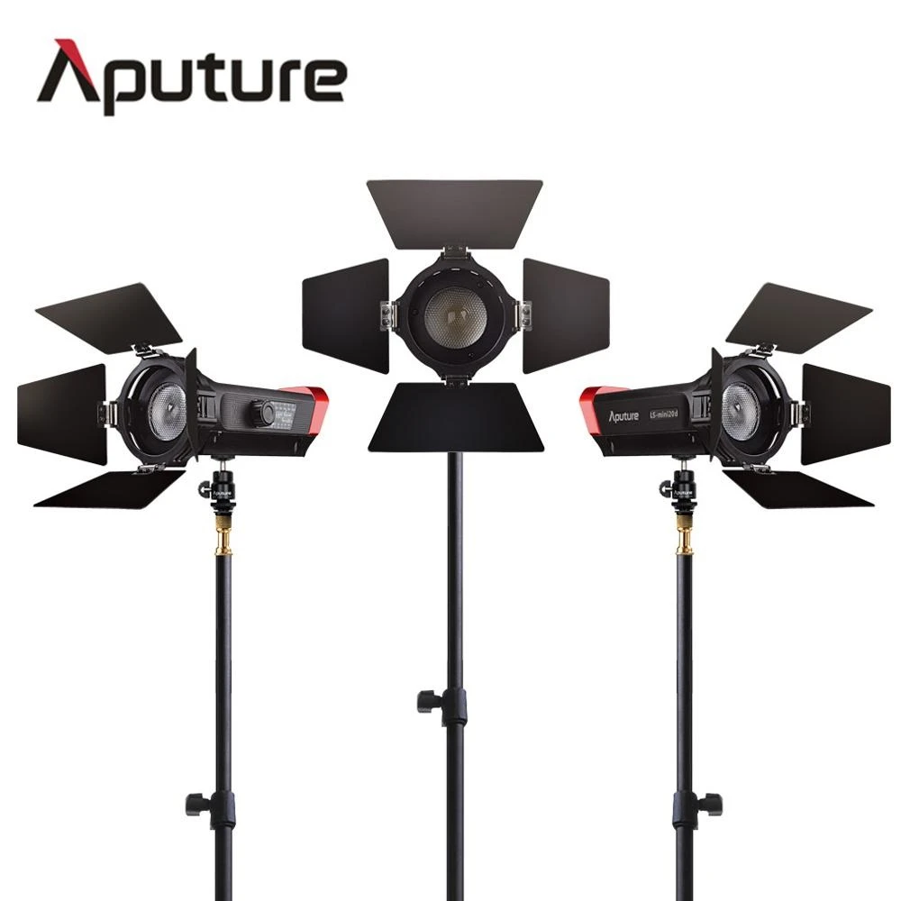 Aputure CRI 97 + LS Mini20 flight kit ddc fresnel cob led light Фотография film с подставкой|Фотографическое