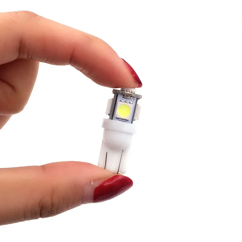 1 шт. T10 W5W 5050 5 SMD 194 168 светодиодный светильник белый синий красный зеленый желтый