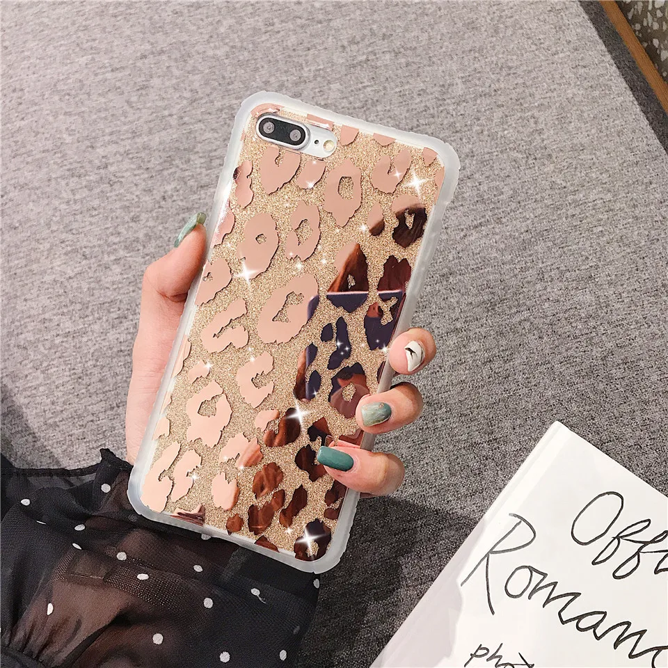 Shockproof ultra thin plating glitter phone back cover coque funda For Apple iPhone XR XS MAX 8 plus 6 7 X cases |
