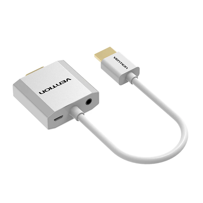 Vention HDMI конвертер VGA с Aux и питания аудио адаптер М/М видео кабель для Xbox 360 PS3 PS4