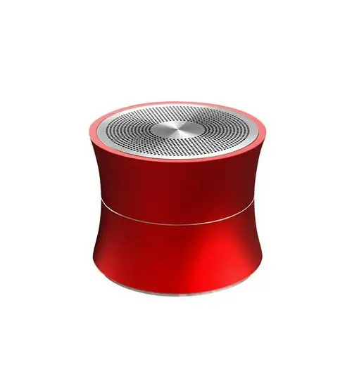 Bluetooth звуковая колонка динамик беспроводной портативный динамик открытый компьютер портативный динамик Soundbar, сабвуфер с радио - Цвет: Красный