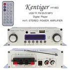 Цифровой аудиоплеер Hi-Fi, автомобильный усилитель, FM-радио, стереоплеер с поддержкой SD  USB  DVD  MP3 ввода с дистанционным управлением