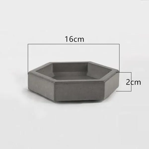 style H Силиконовый бетон Schimmel geomel Bloempotten цемент Vaas Schimmel Handgemaakte плантатор multi-bloem Plaat Tuin Decora - Цвет: style H
