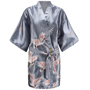 Летняя женская короткая ночная рубашка, Новое поступление, халат журавль, одежда для сна, домашняя одежда, искусственная красная свадебная одежда, свадебная рубашка, ночная рубашка для невесты