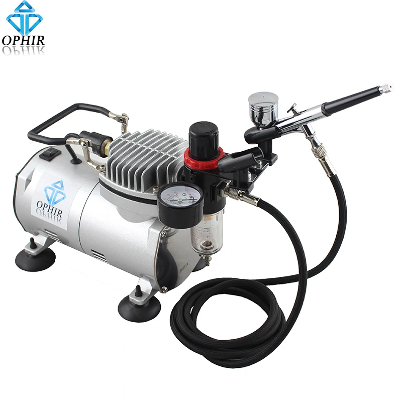 Набор аэрографа двойного действия OPHIR с держателем фильтра воздушного