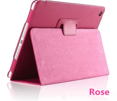 Rose SZEGYCHX чехол для нового iPad 9,7 дюймов выпуска модель/Air 1/Air 2 из искусственной кожи сна/Пробуждение защитный в виде ракушки Smart Cover - Цвет: Rose
